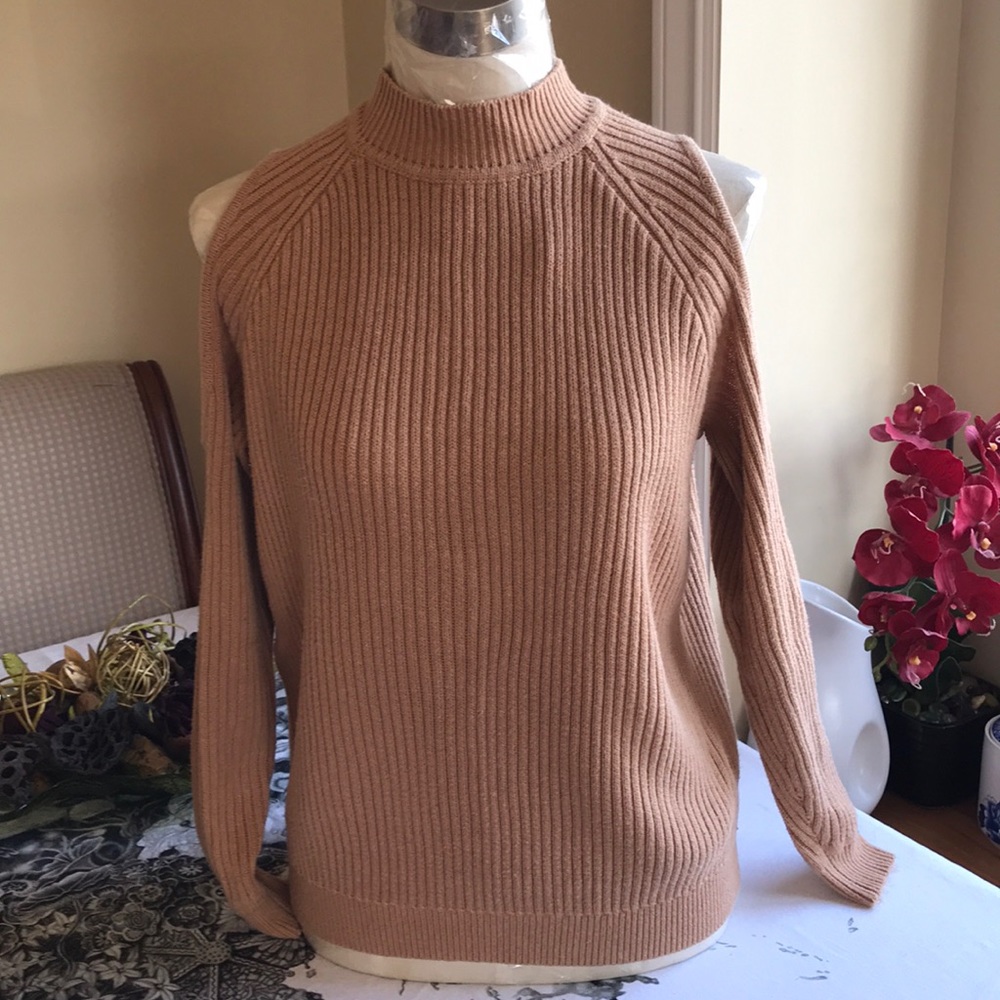 H&M cold shoulder sweater